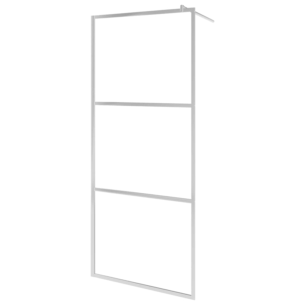 Walk-in Shower Wall with Clear ESG Glass 115x195 cm