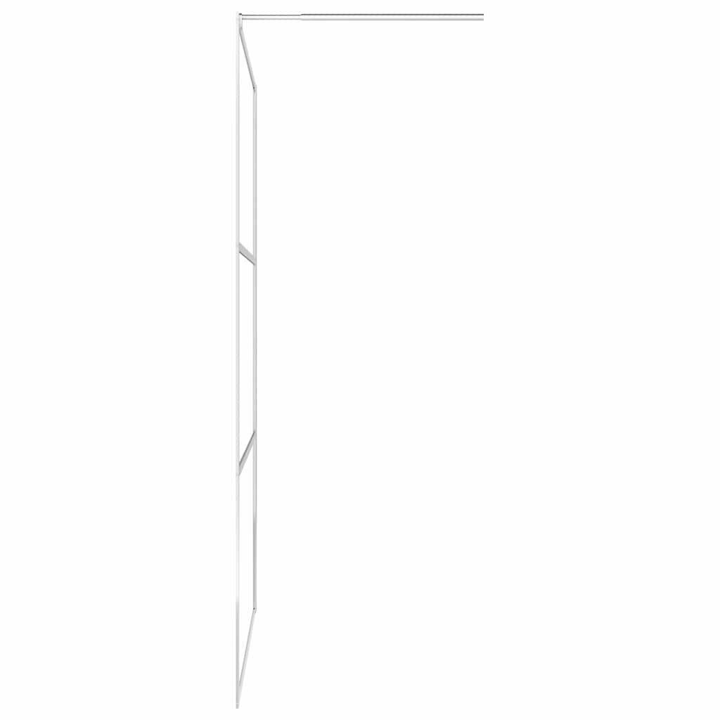 Walk-in Shower Wall with Clear ESG Glass 115x195 cm
