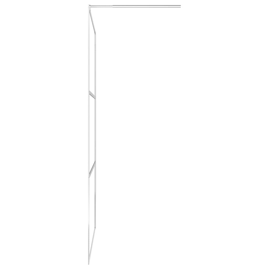Walk-in Shower Wall with Clear ESG Glass 140x195 cm
