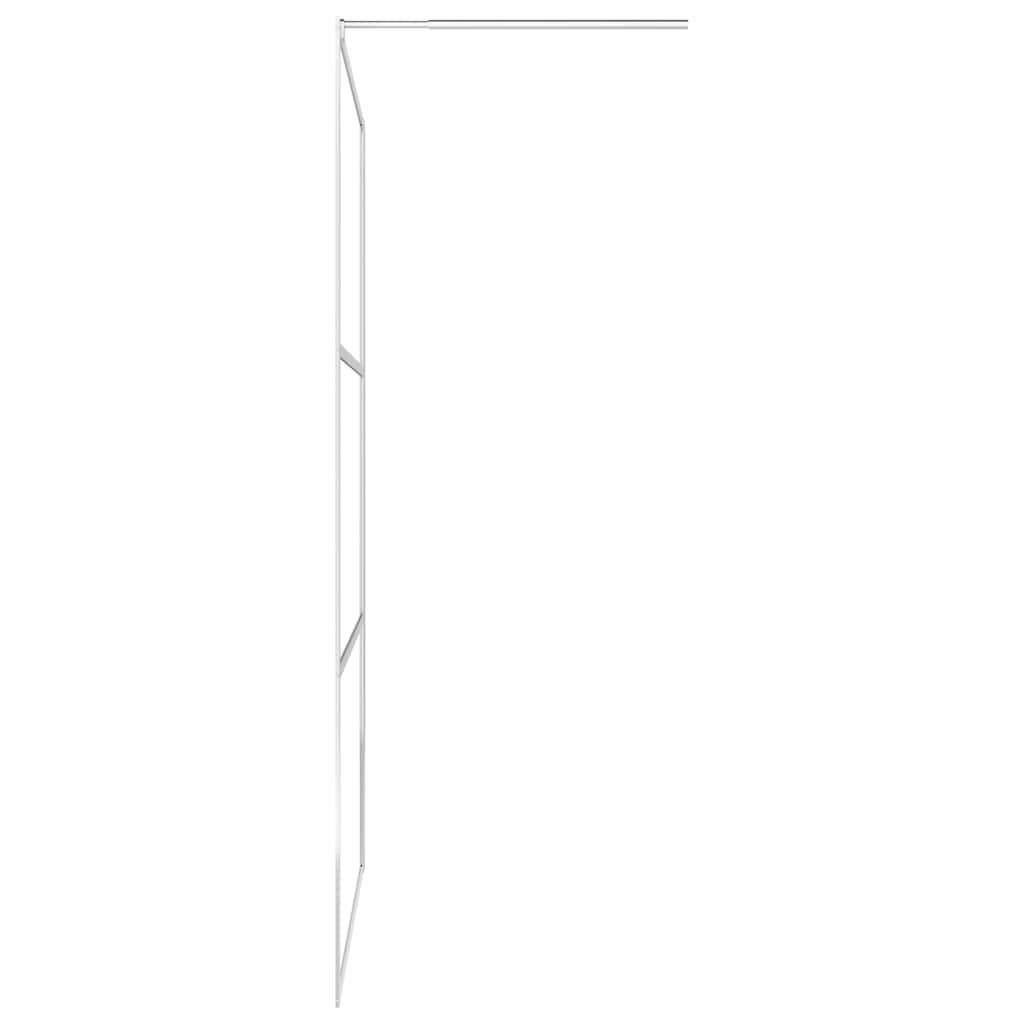 Walk-in Shower Wall with Whole Frosted ESG Glass 80x195 cm