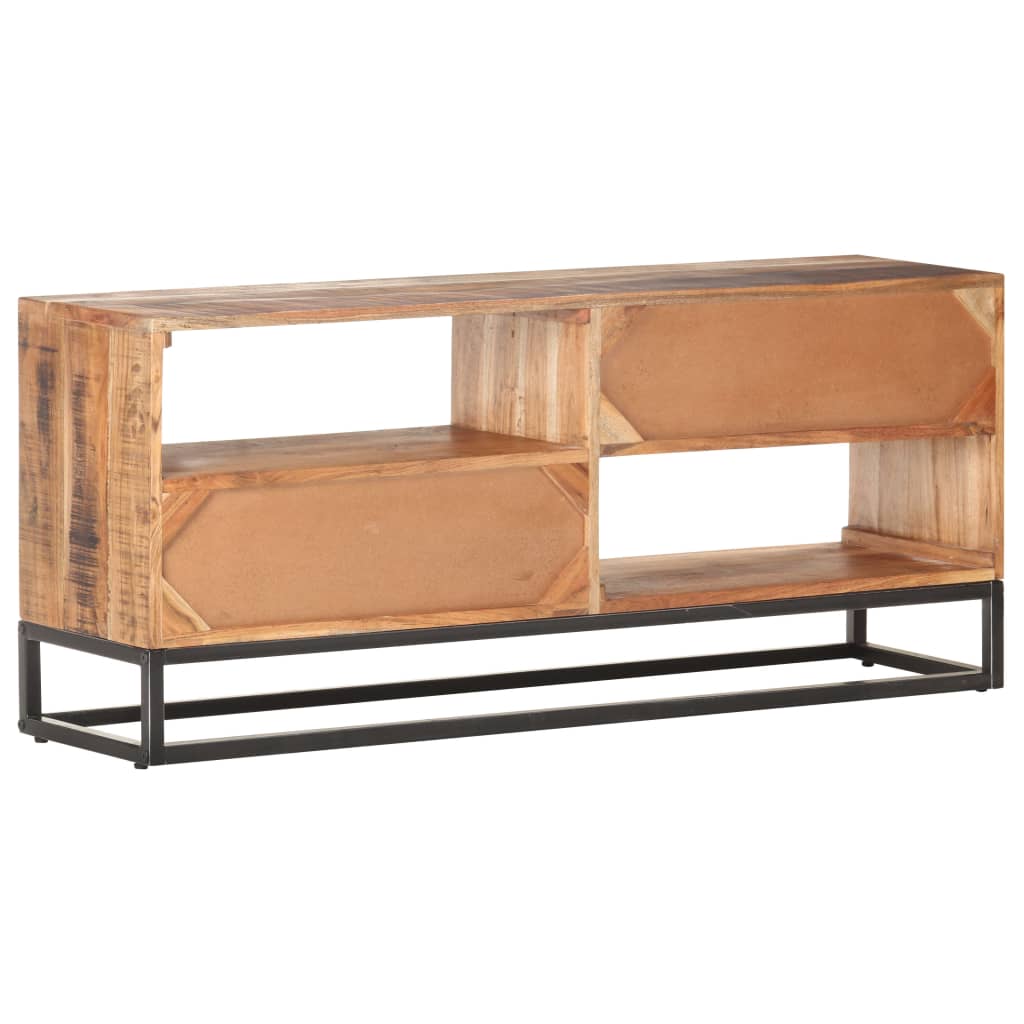 vidaXL TV cabinet 120x30x50 cm Rough Acacia Wood