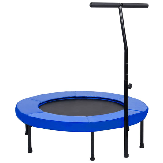 vidaXL Fitness Trampoline with Handle and Safety Pad 102 cm