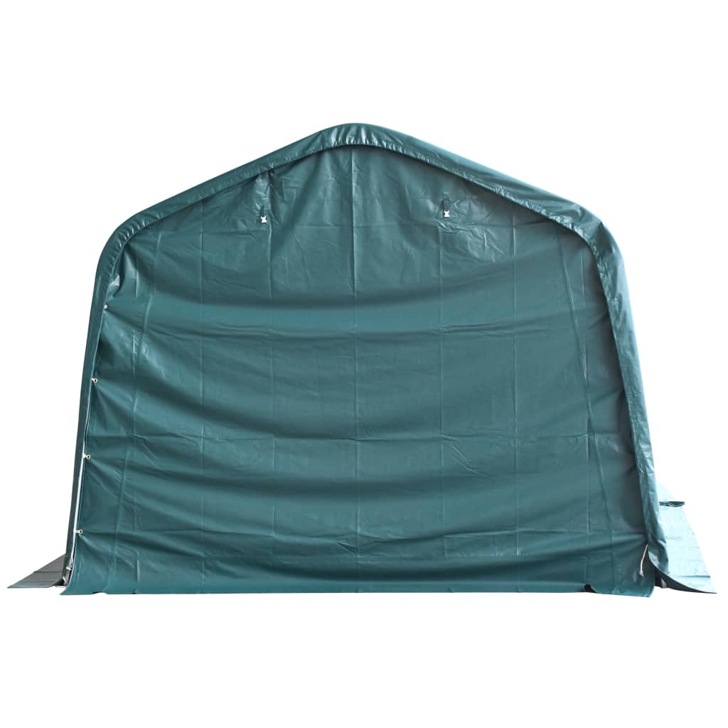 Removable Livestock Tent PVC 550 g/m² 3.3x6.4 m Dark Green