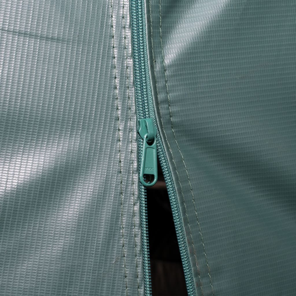 Removable Livestock Tent PVC 550 g/m² 3.3x8 m Dark Green