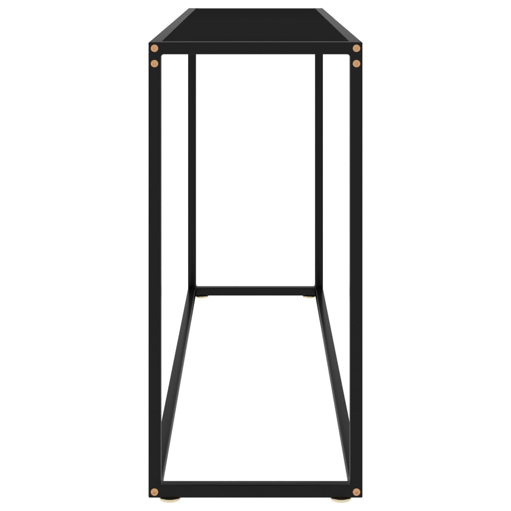Console Table | Black | Tempered glass, powder-coated steel | Medium