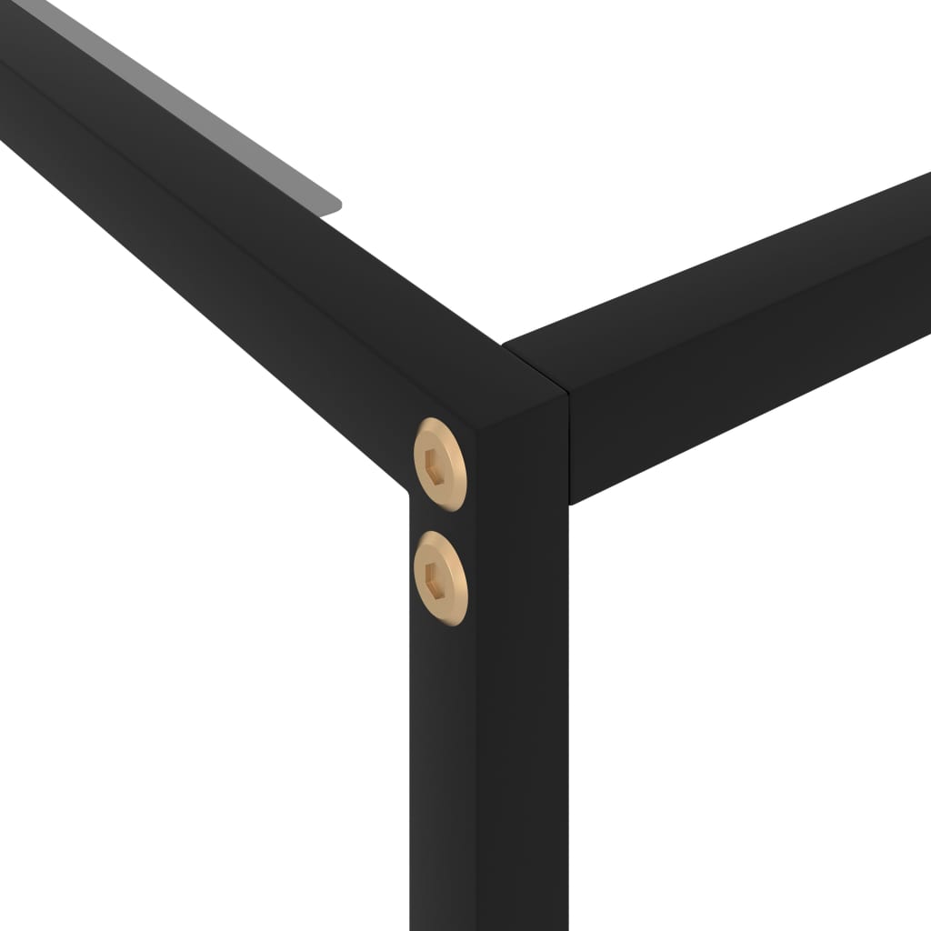 322827 vidaXL Console Table Transparent 60x35x75 cm Tempered Glass