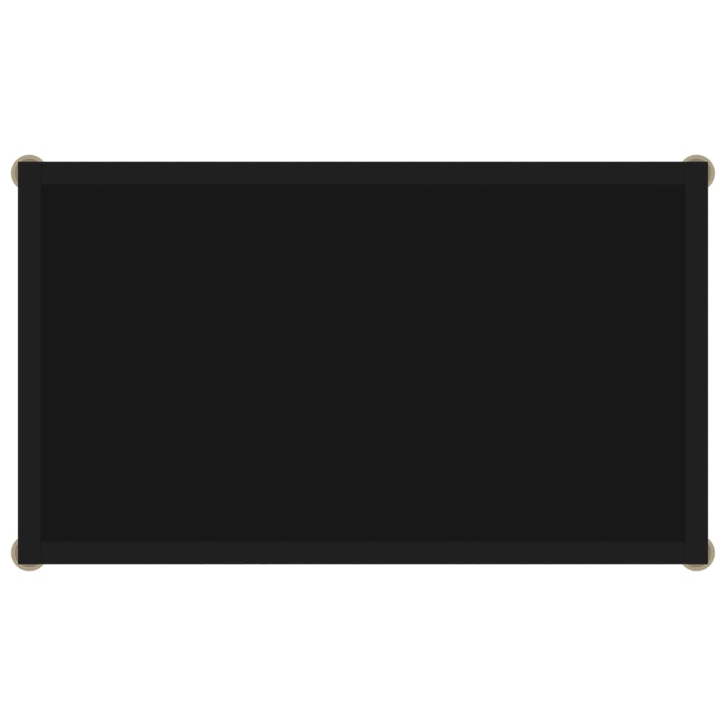 Console Table | Black | Tempered glass | Compact |  Simplistic