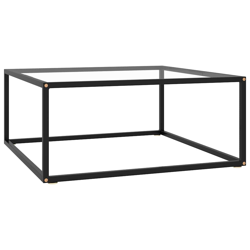 Coffee Table | Black and transparent