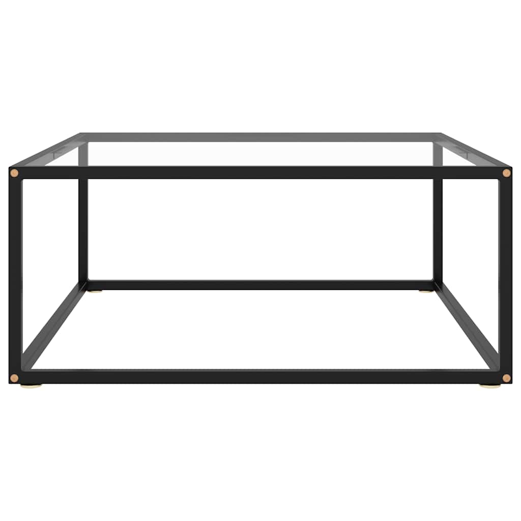 Coffee Table | Black and transparent