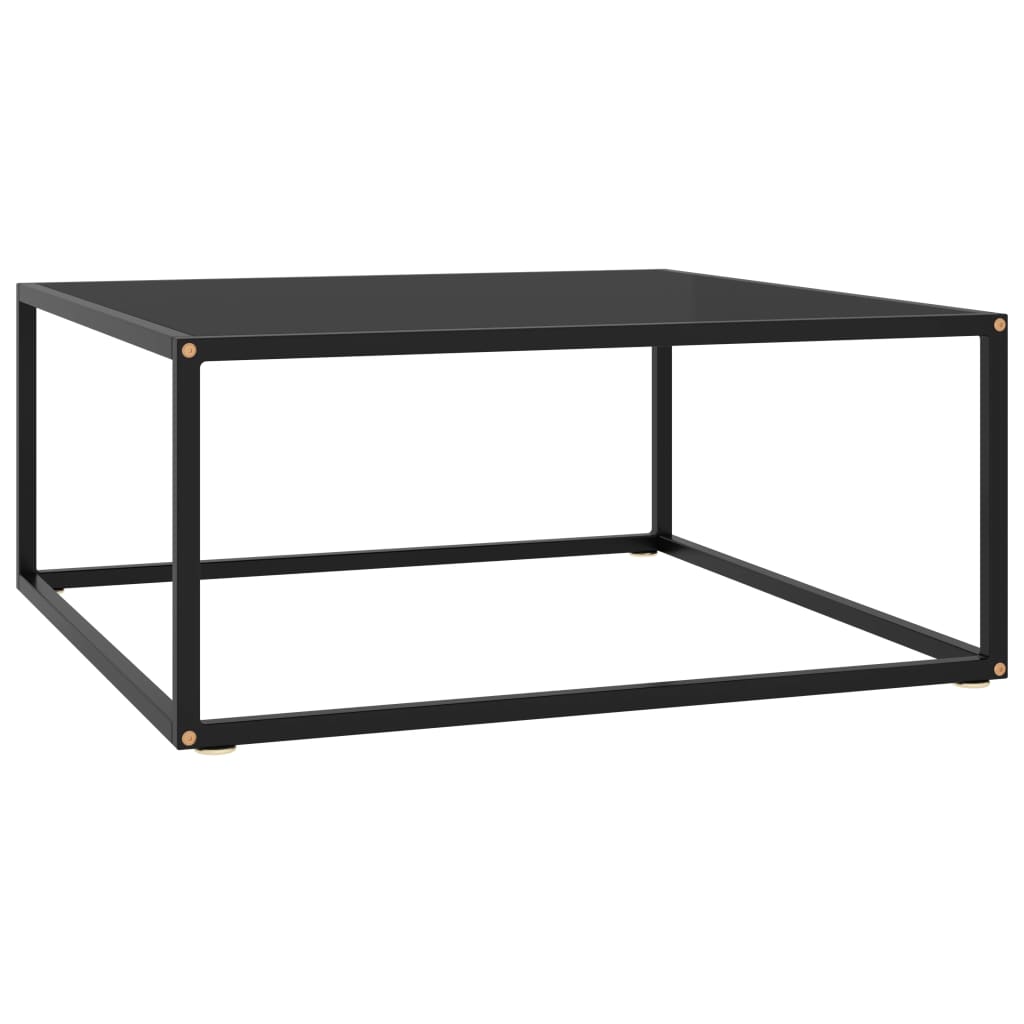 Coffee Table | Black | Tempered glass, powder-coated steel