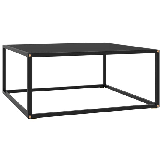 Coffee Table | Black | Tempered glass, powder-coated steel
