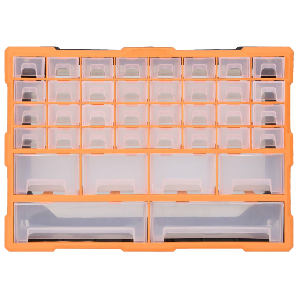 vidaXL Multi-drawer Organiser with 38 Drawers 52x16x37.5 cm