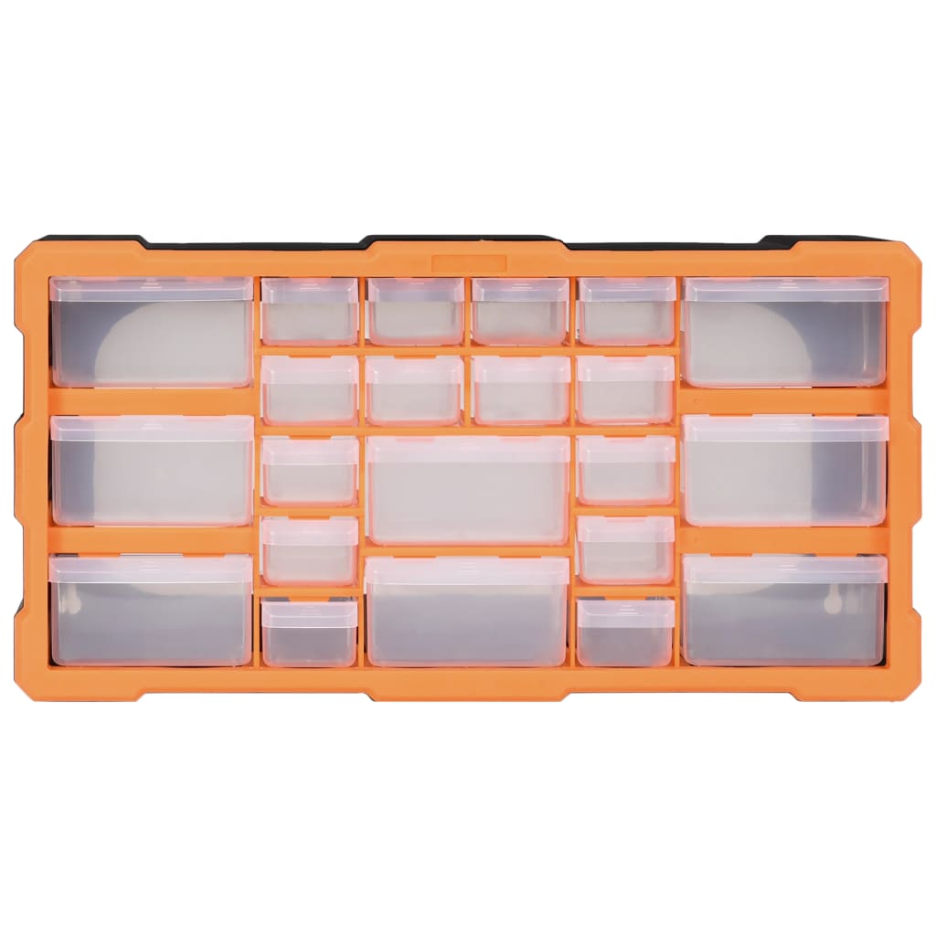 vidaXL Multi-drawer Organiser with 22 Drawers 49x16x25.5 cm
