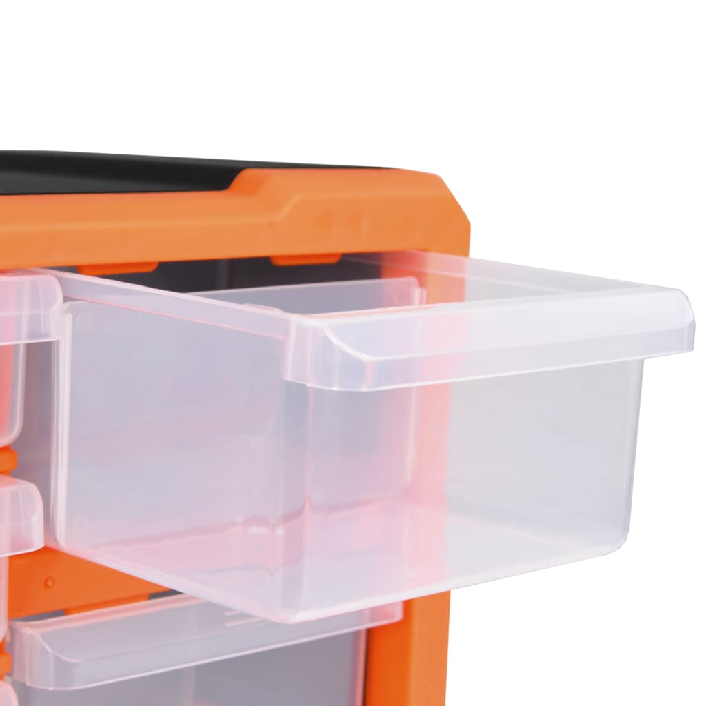 vidaXL Multi-drawer Organiser with 22 Drawers 49x16x25.5 cm