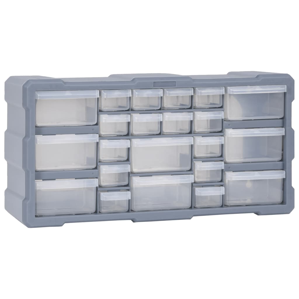 vidaXL Multi-drawer Organiser with 22 Drawers 49x16x25.5 cm