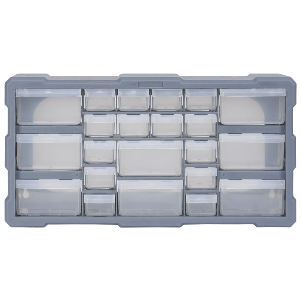 vidaXL Multi-drawer Organiser with 22 Drawers 49x16x25.5 cm
