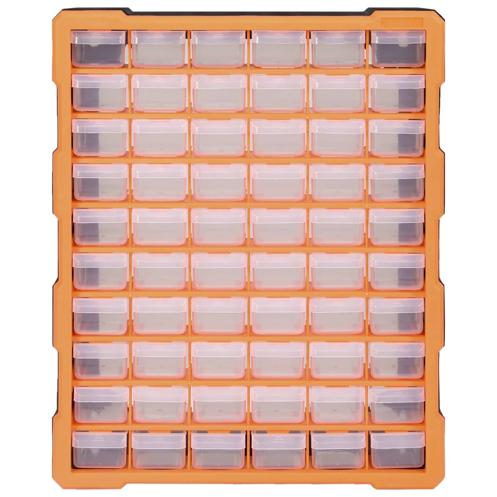 vidaXL Multi-drawer Organiser with 60 Drawers 38x16x47.5 cm