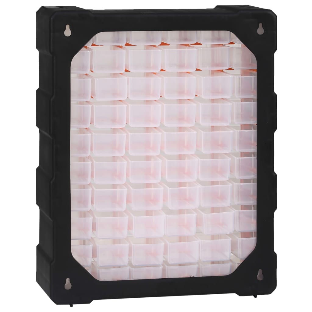 vidaXL Multi-drawer Organiser with 60 Drawers 38x16x47.5 cm