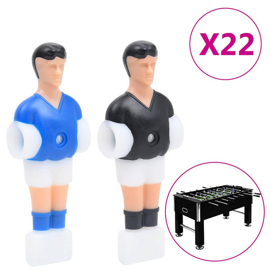 Football Table Players for 12,7 mm Rod 22 pcs