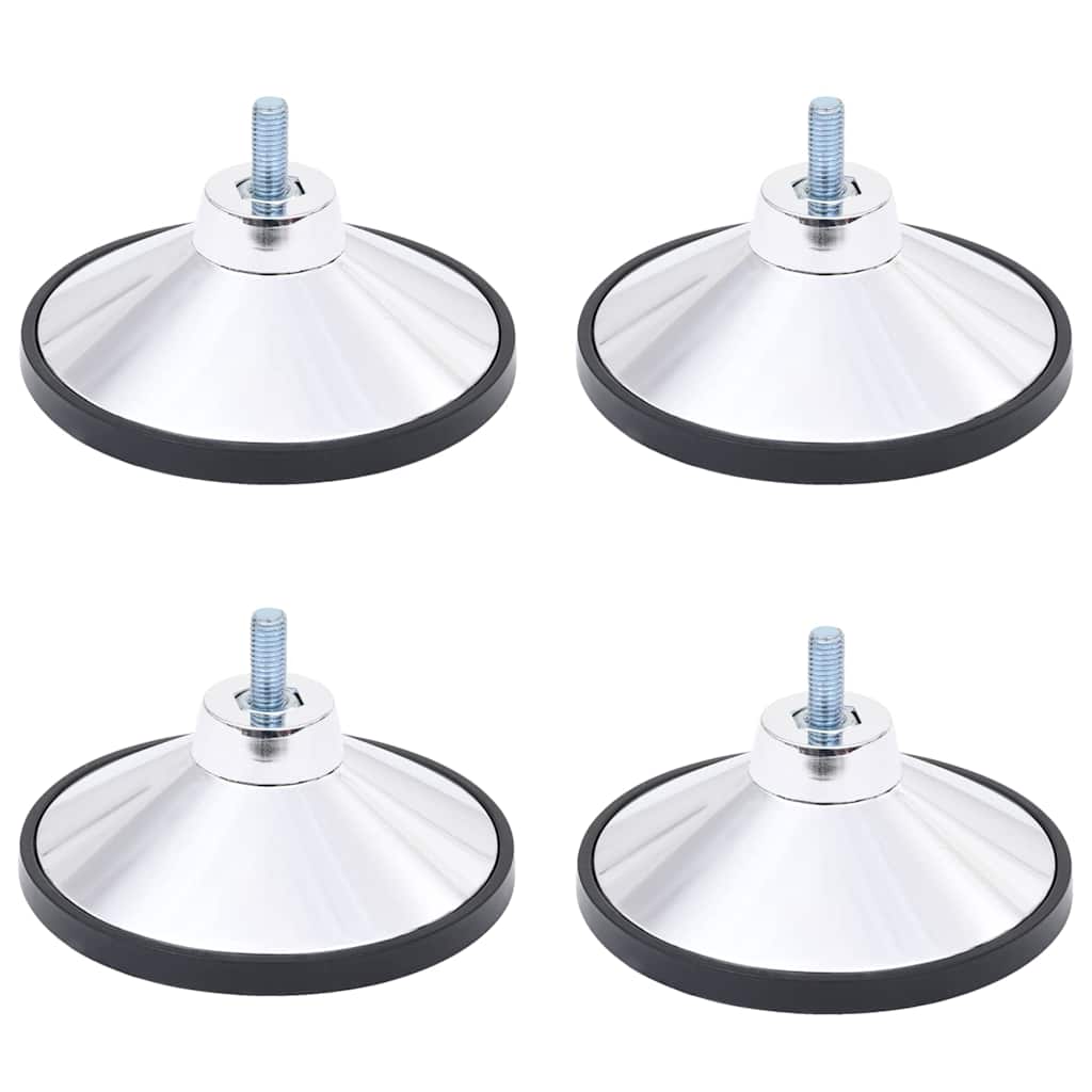 92511 vidaXL Football Table Feet 4 pcs Chrome M10