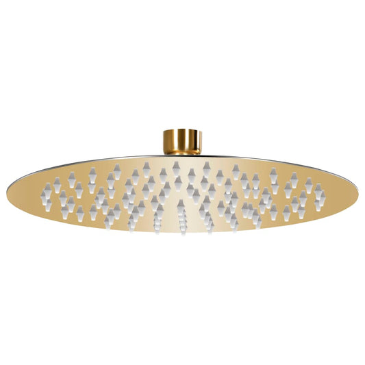 vidaXL Rain Shower Head Stainless Steel 20 cm Round Gold