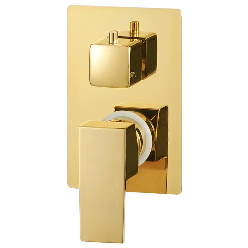 147719 vidaXL Shower System Stainless Steel 201 Gold