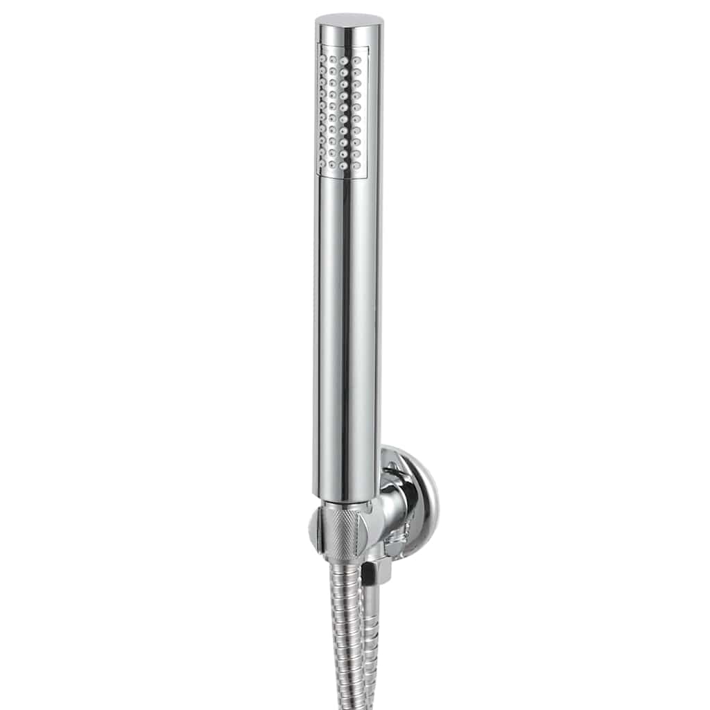 147723 vidaXL Shower System Stainless Steel 201 Silver