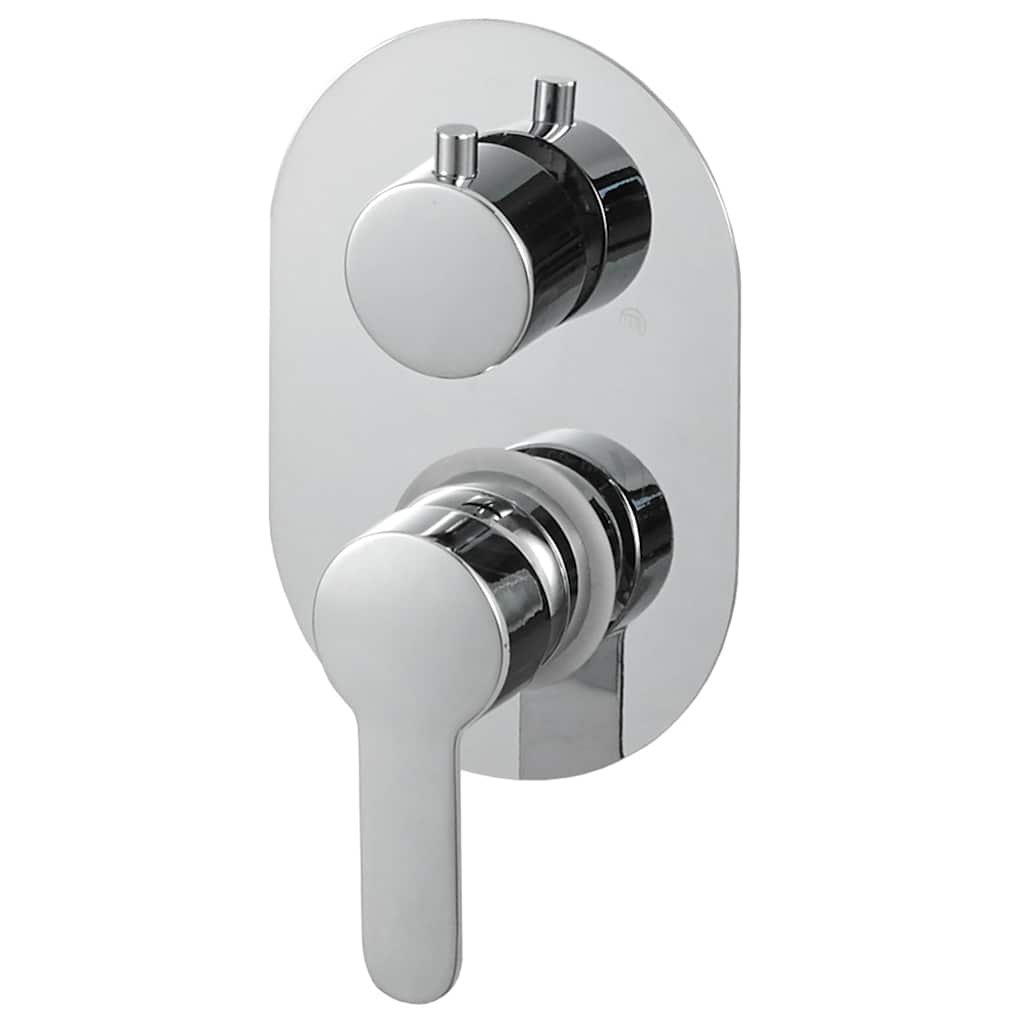 147723 vidaXL Shower System Stainless Steel 201 Silver
