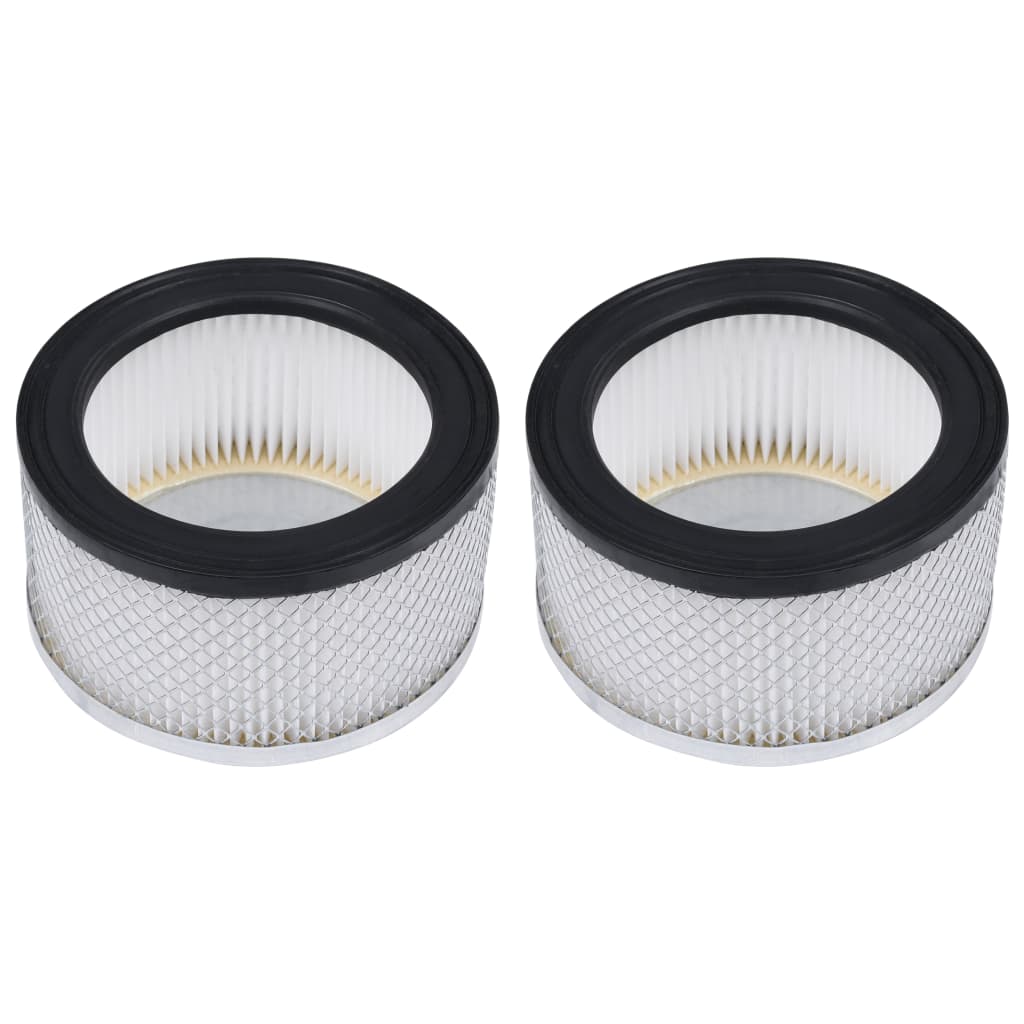 vidaXL HEPA Filters 2 pcs for Ash Vacuum Cleaner Washable