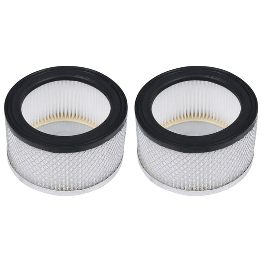 vidaXL HEPA Filters 2 pcs for Ash Vacuum Cleaner Washable