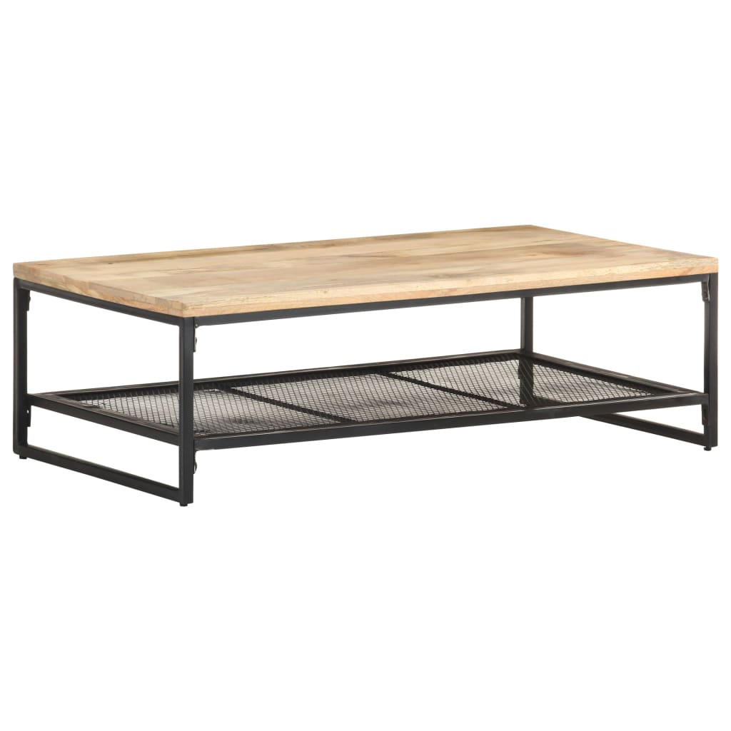 320244 vidaXL Coffee Table 110x60x35 cm Solid Mango Wood
