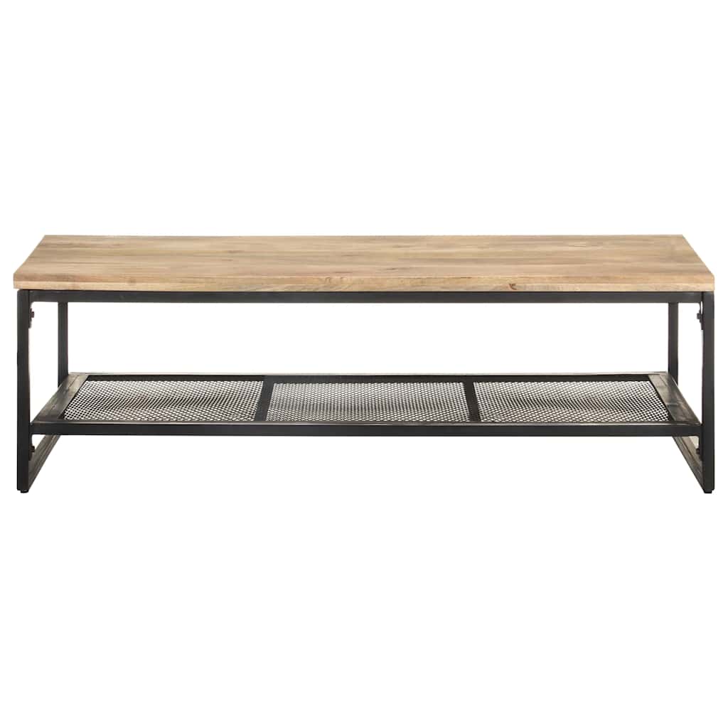 320244 vidaXL Coffee Table 110x60x35 cm Solid Mango Wood