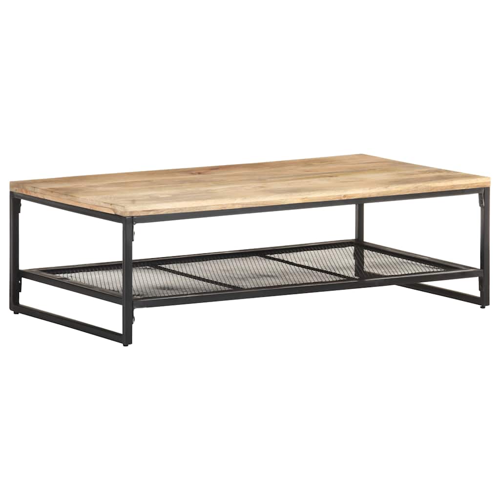 320244 vidaXL Coffee Table 110x60x35 cm Solid Mango Wood