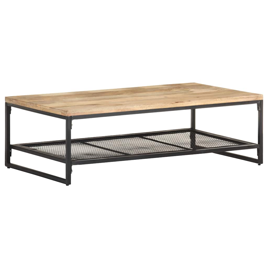 320244 vidaXL Coffee Table 110x60x35 cm Solid Mango Wood