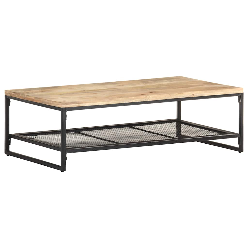 320244 vidaXL Coffee Table 110x60x35 cm Solid Mango Wood