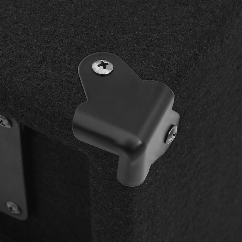 vidaXL Professional Passive Hifi Stage Speakers 2 pcs 1000 W Black