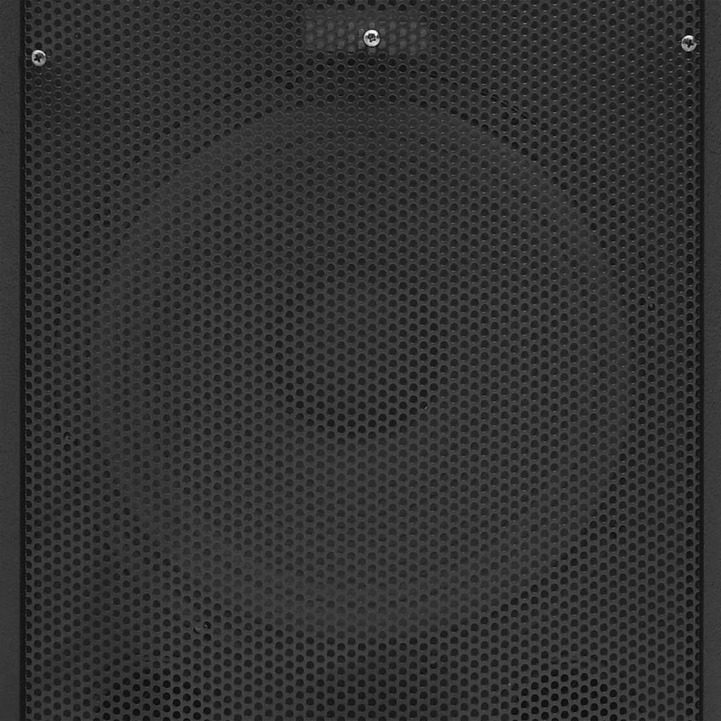 vidaXL Professional Passive Hifi Stage Speaker 1000 W Black 37x37x64cm