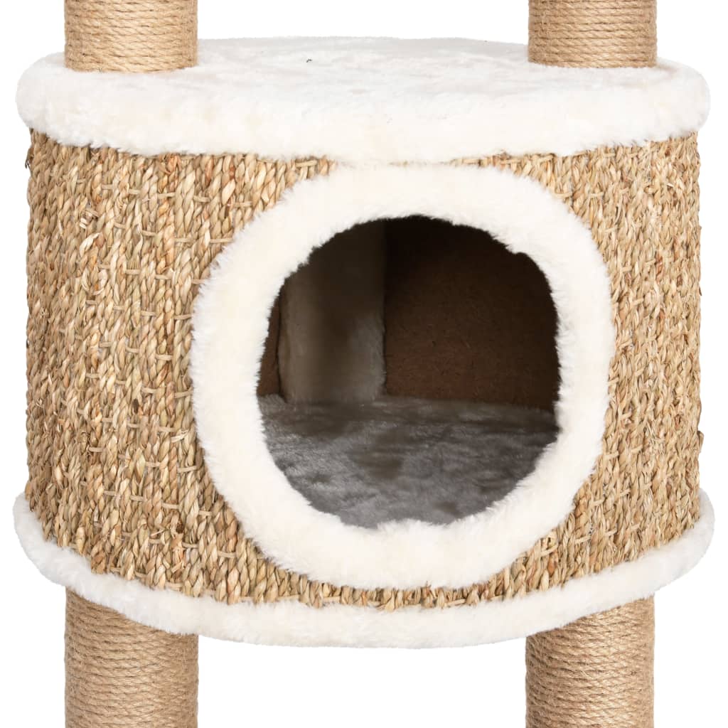 Cat Tree with Scratching Post 126cm Seagrass