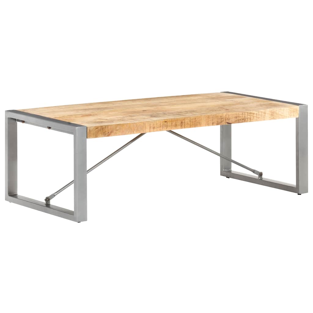 321538 vidaXL Coffee Table 120x60x40 cm Rough Mango Wood