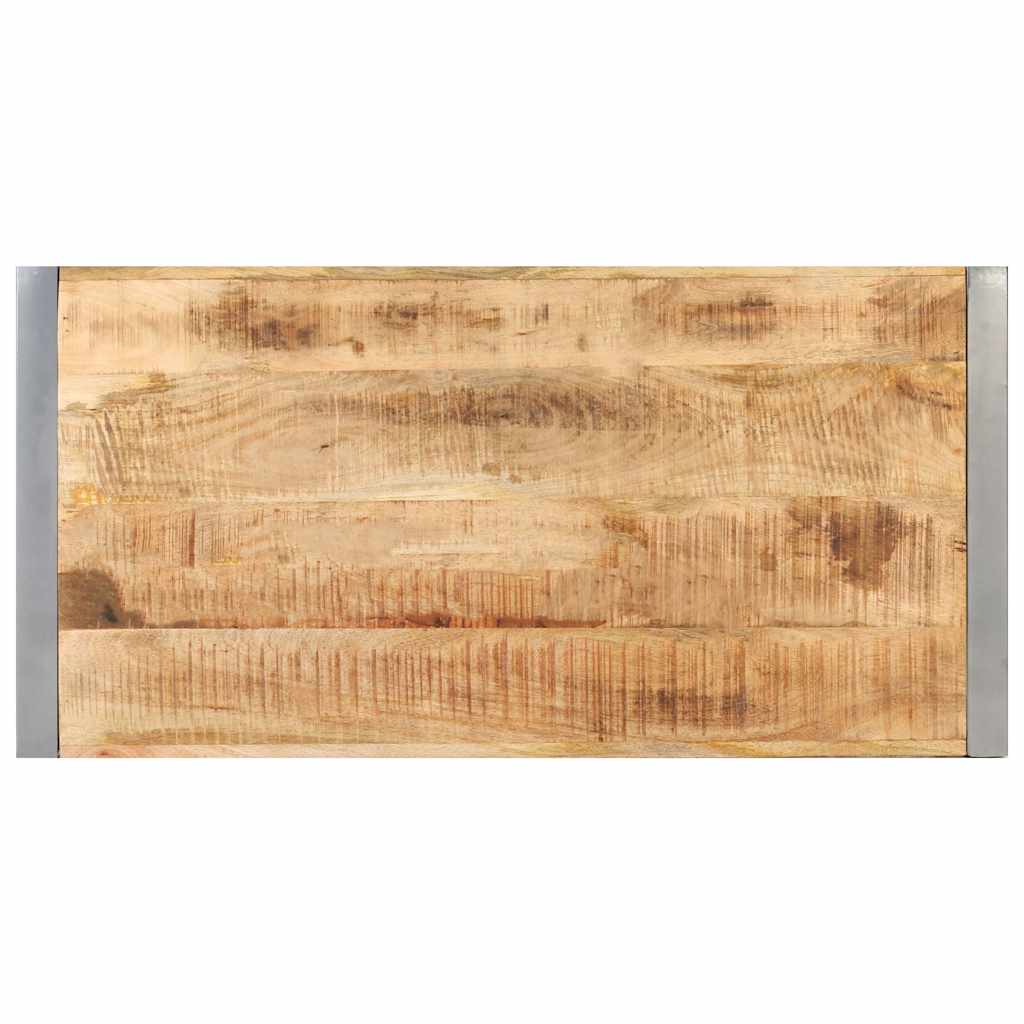 321538 vidaXL Coffee Table 120x60x40 cm Rough Mango Wood