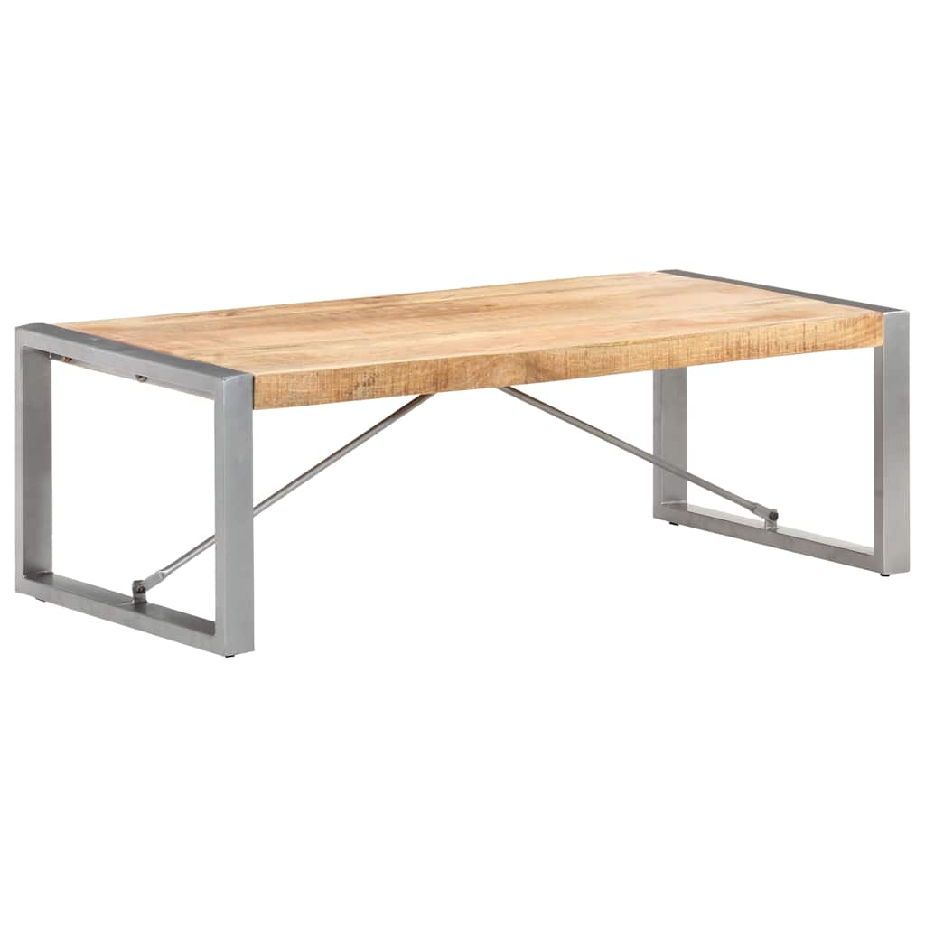 321538 vidaXL Coffee Table 120x60x40 cm Rough Mango Wood