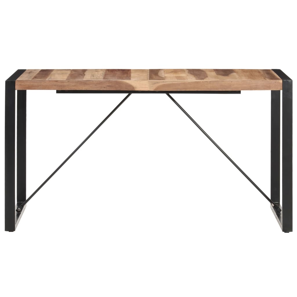 vidaXL Dining Table 140x70x75 cm Solid Wood