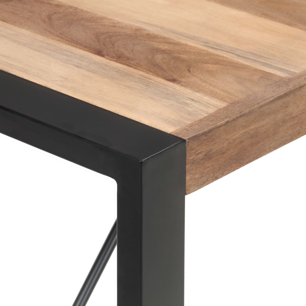 vidaXL Dining Table 140x70x75 cm Solid Wood