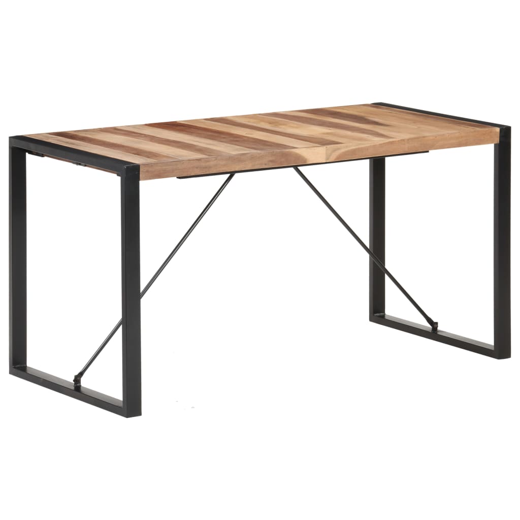 vidaXL Dining Table 140x70x75 cm Solid Wood