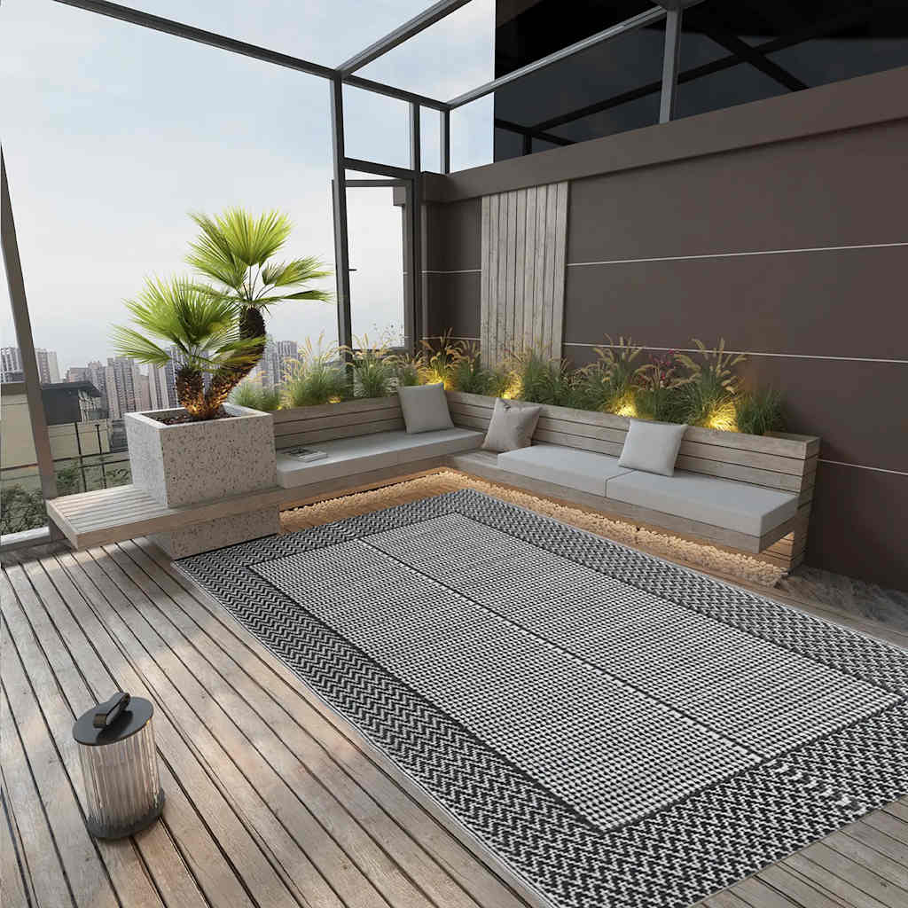 Outdoor Carpet ARAKIL Grey 160x230 cm PP