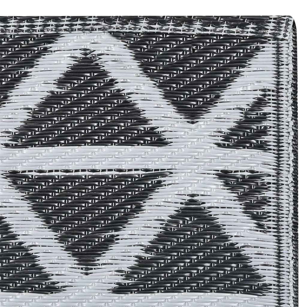 Outdoor Carpet ARAKIL Black 120x180 cm PP