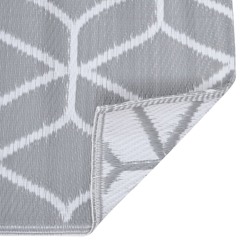 Outdoor Carpet ARAKIL Grey 120x180 cm PP