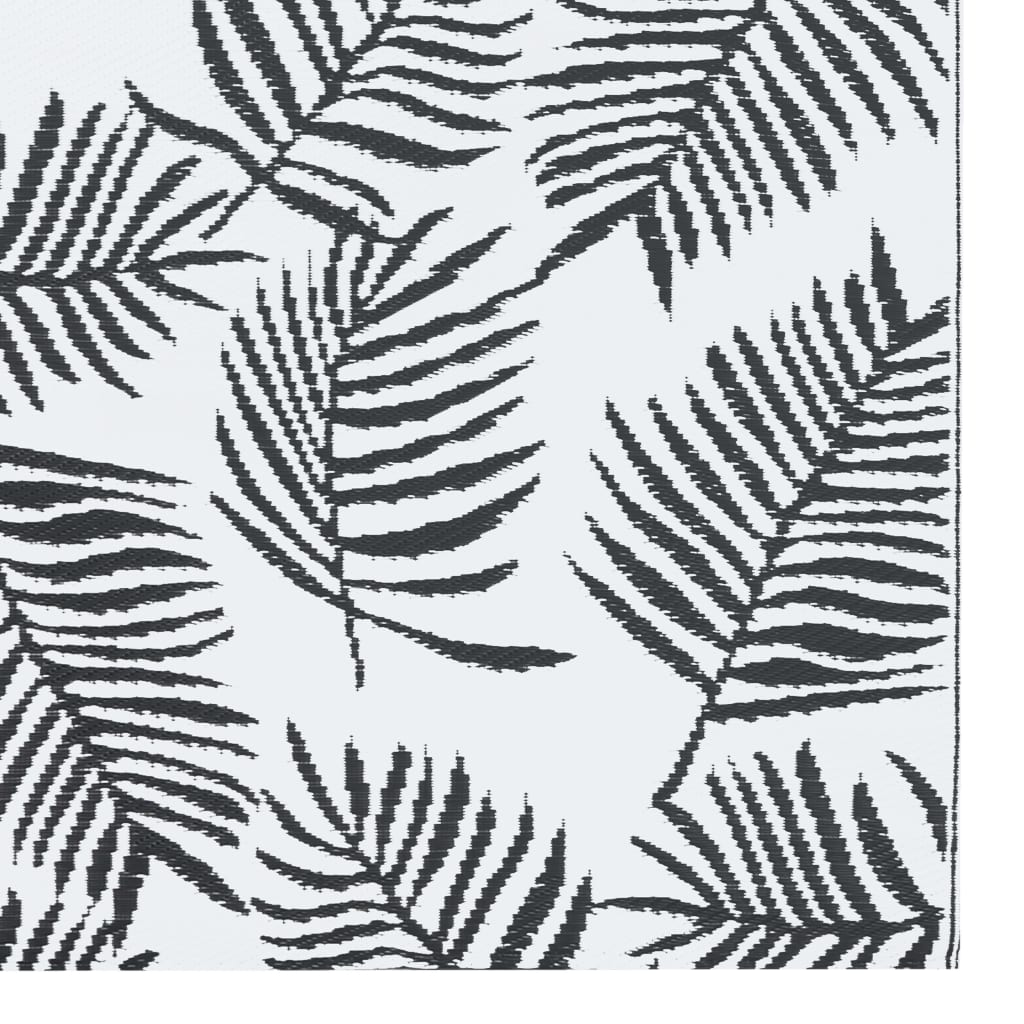 Outdoor Carpet ARAKIL White and Black 120x180 cm PP