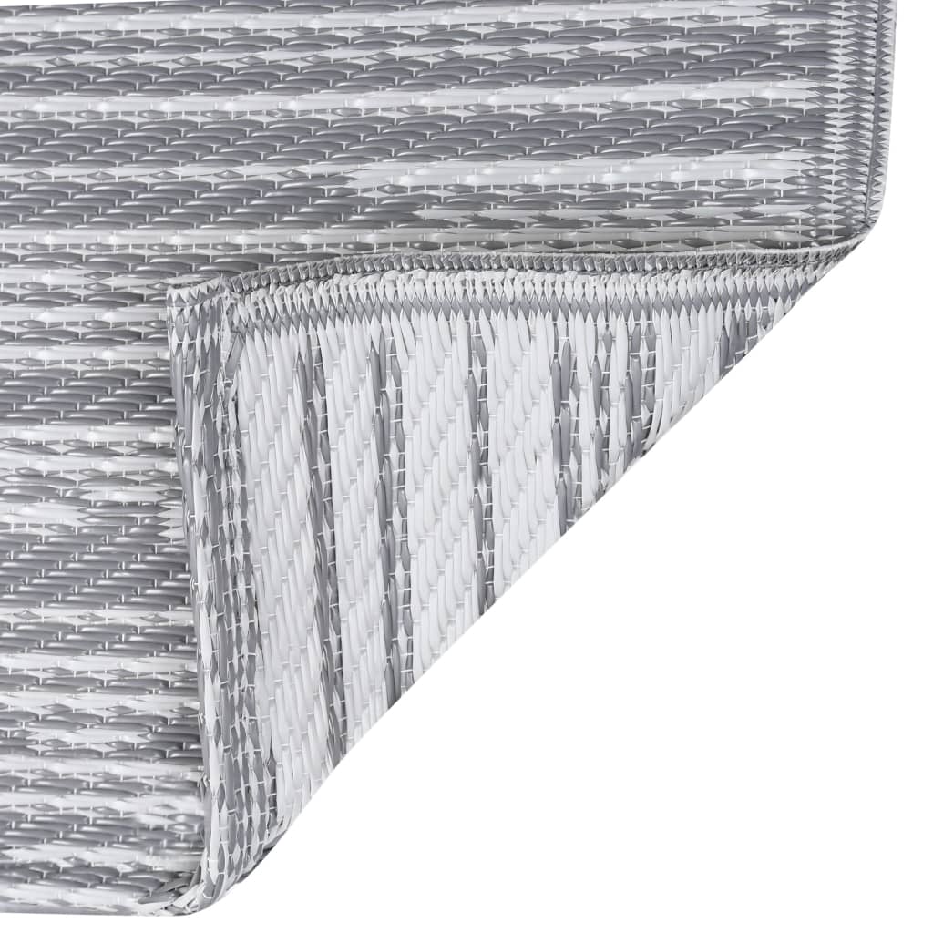 Outdoor Carpet ARAKIL Grey 160x230 cm PP