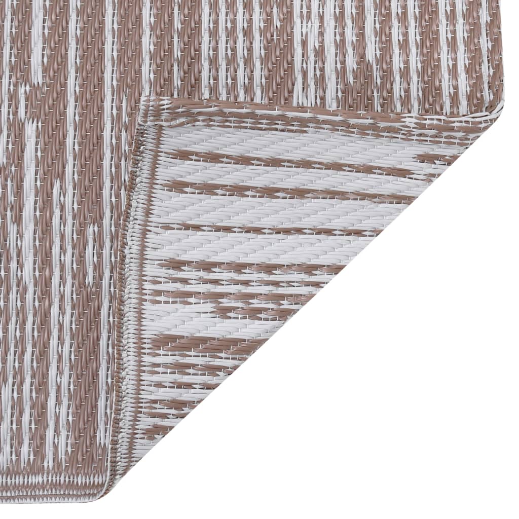 Outdoor Carpet ARAKIL Brown 120x180 cm PP